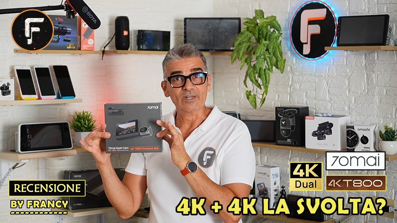 Dash Cam 70mai 4K T800 Particolari 