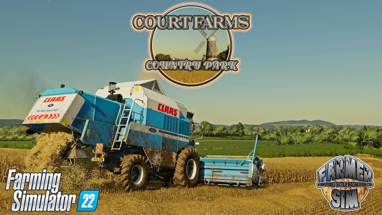 Harvest Time! - Court Farms Country Park - Episode 13 - Farming Simulator 22