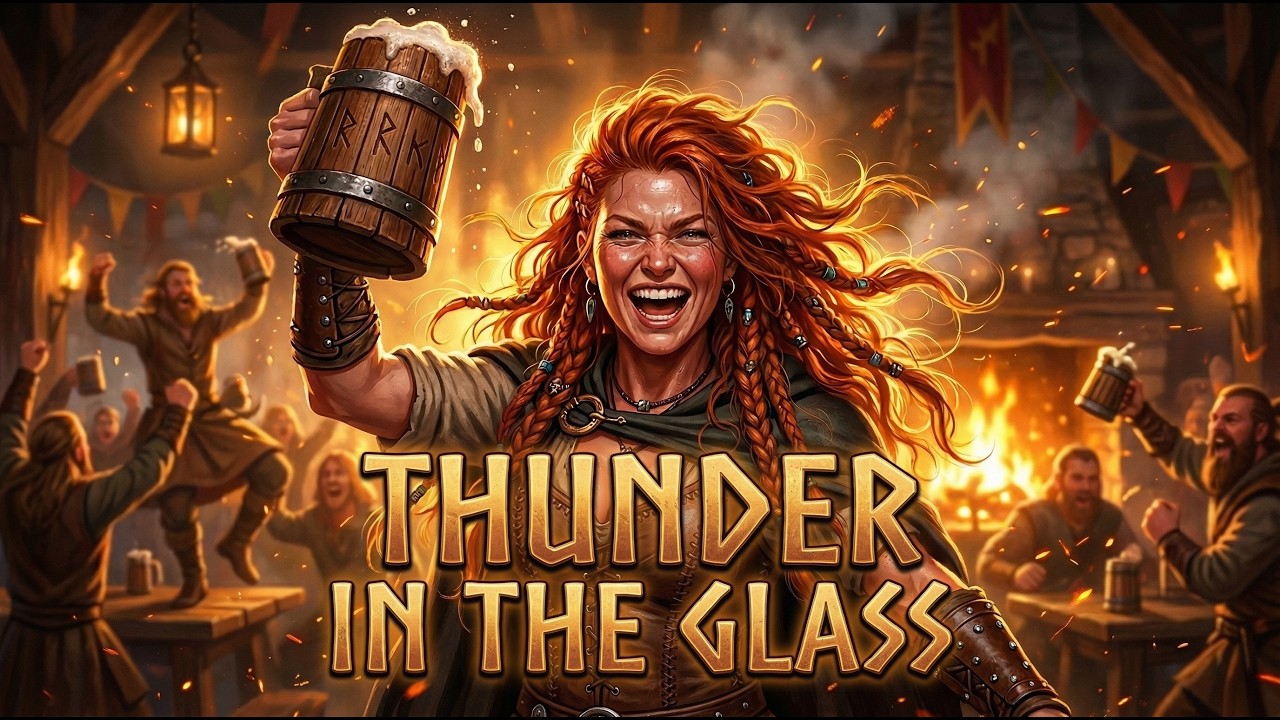 Thunder in the Glass | High-Energy Tavern Folk (Stomp & Clap) 🍻⚡