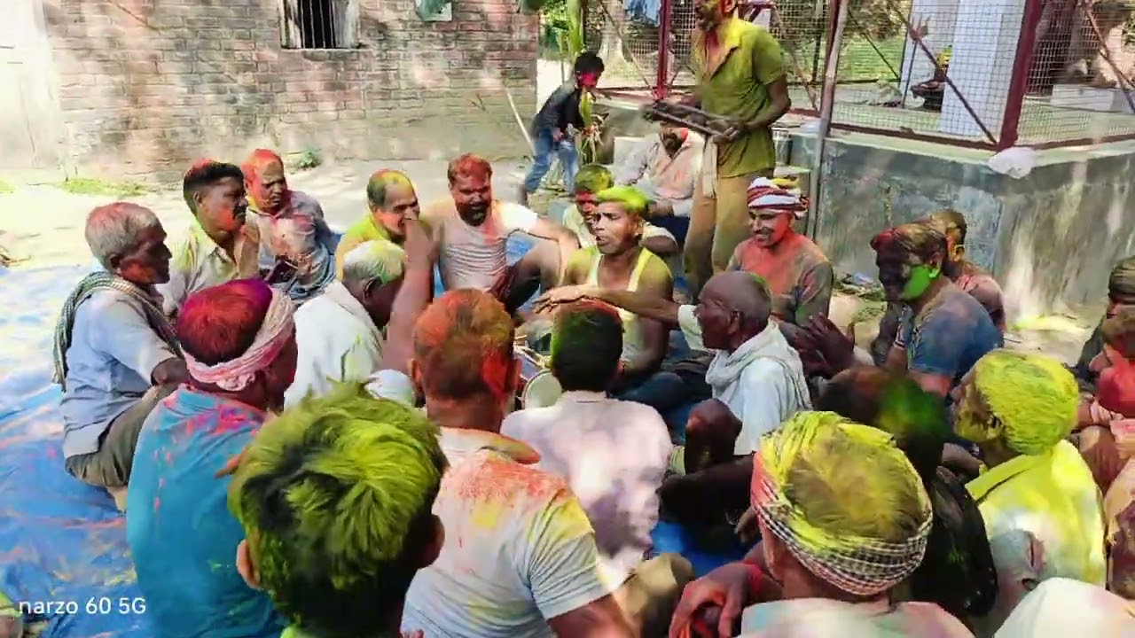Holi fag.     Kashipur, unnao, Uttar pradesh 