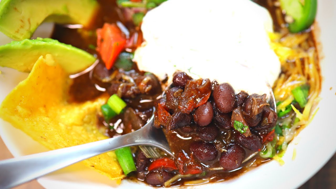 Instant Pot Spicy Black Bean Soup | No Soaking Required