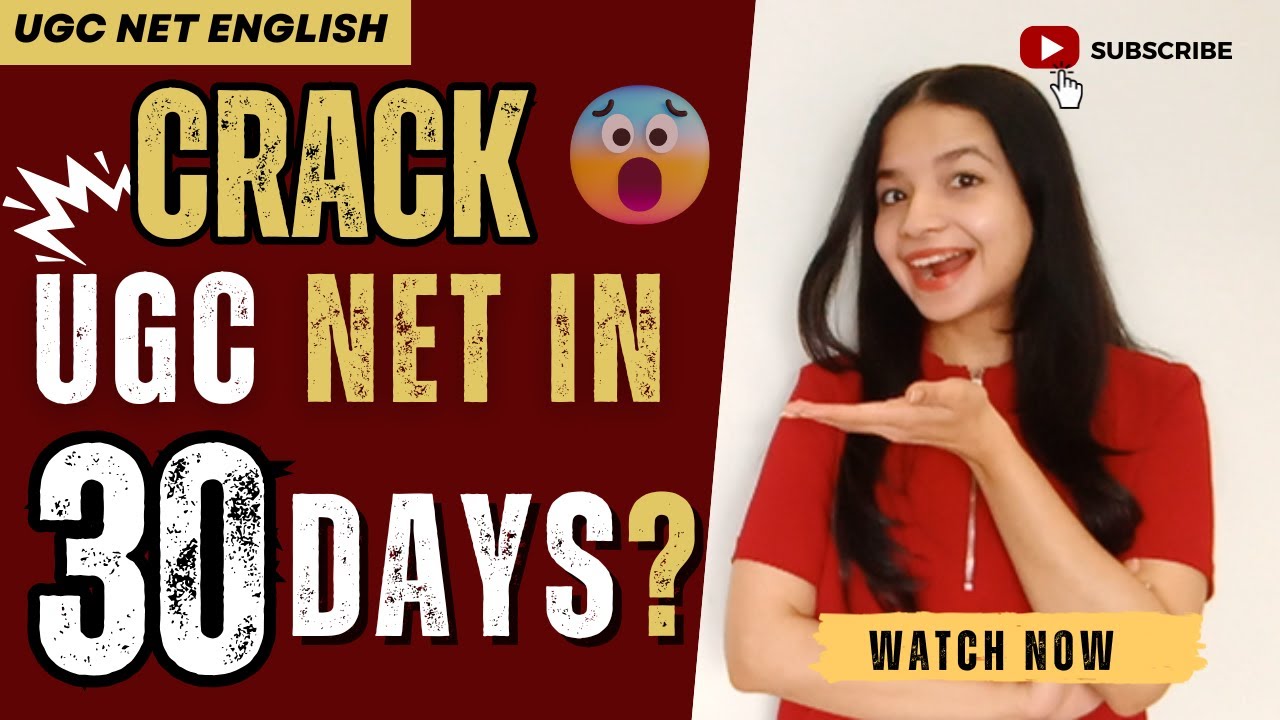 Crack UGC NET English in 30 Days? Here's How YOU Can Make it Work