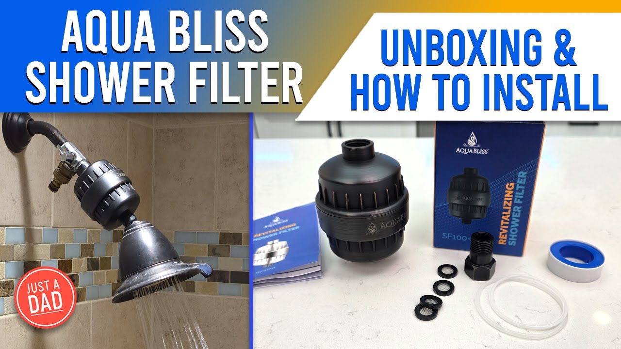Aqua Bliss Shower Filter SF100 Unboxing & How to Install