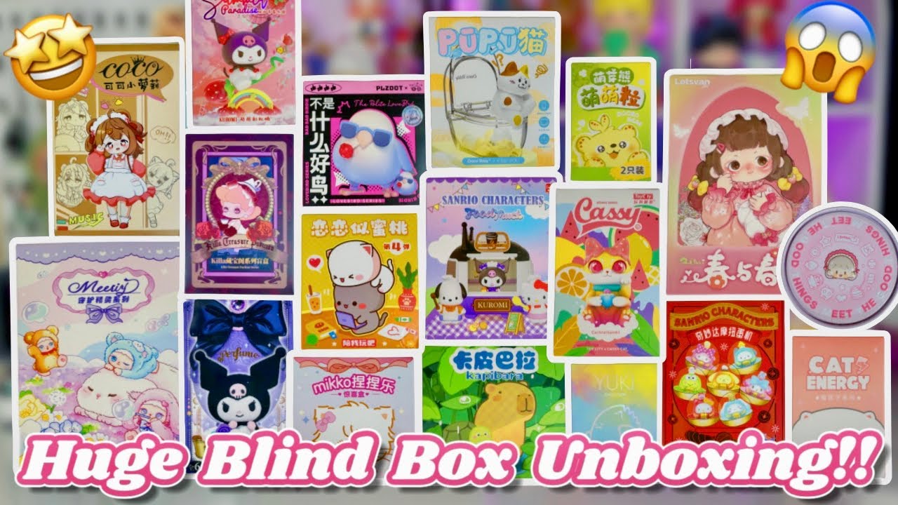 SO MANY BLIND BOXES!! *♡* SANRIO, CUTE ANIMALS AND SO MUCH MORE!!
