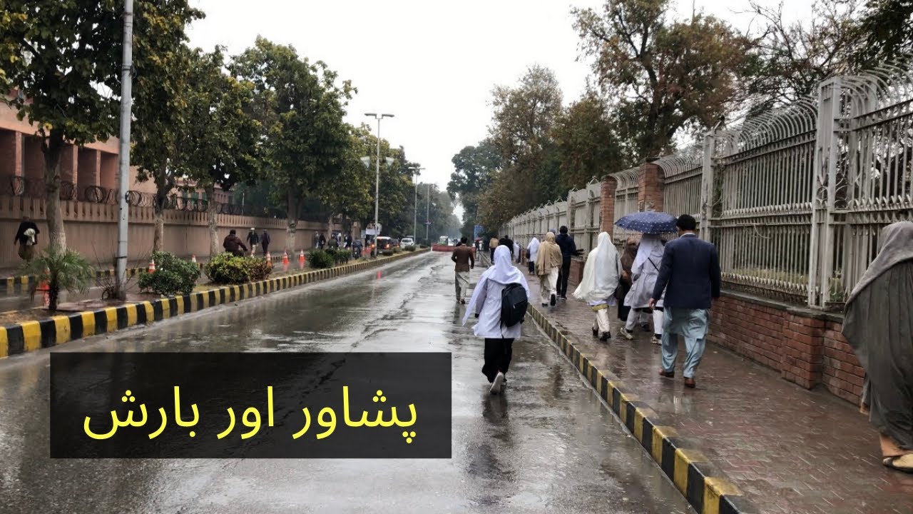 Rain in Peshawar | University Road | University Of Peshawar | Sadar Bazar Peshawar