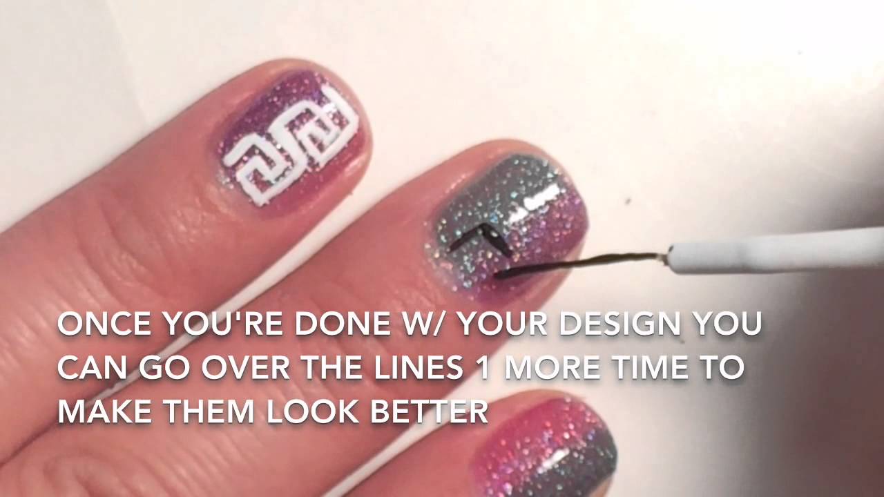 ✨Easy Glittery sheer tints nails✨