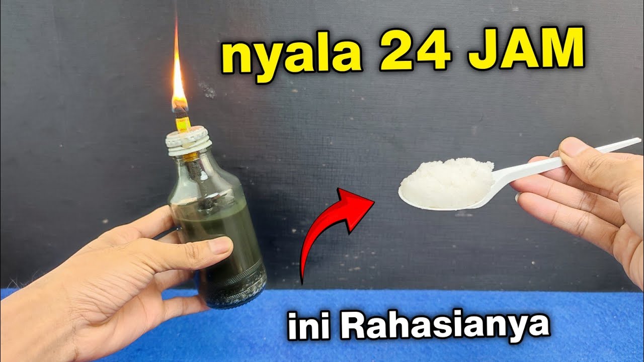 RAHASIA TERBONGKAR‼️ Lilin dari Oli Bekas Bisa Nyala 24 Jam!?