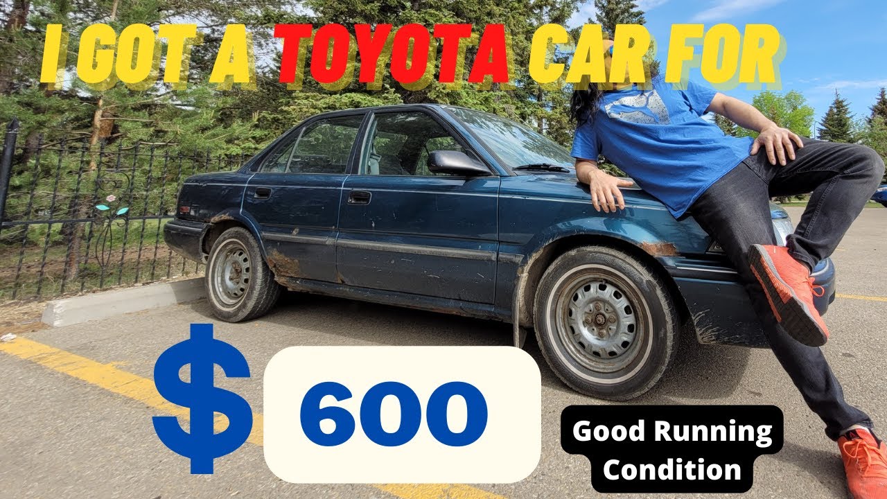 1992 Toyota Corolla 4AFE for only $600 Dollars / Good Running but needs Body Restoration )