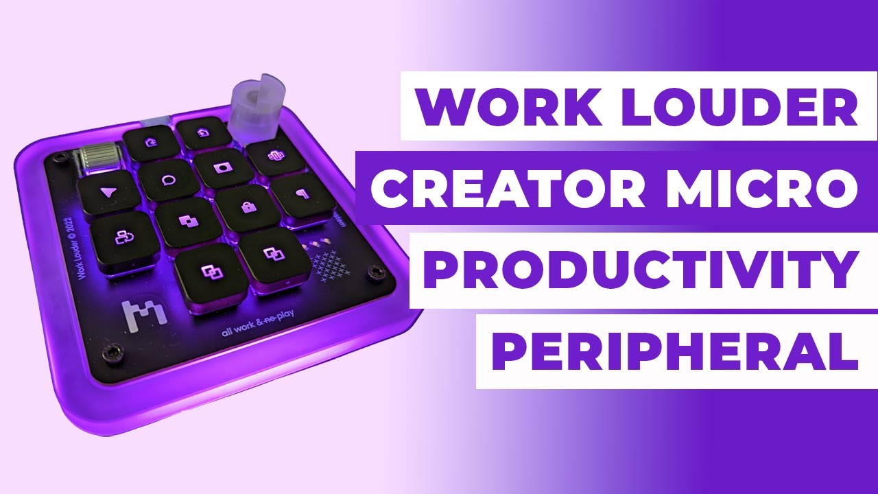 Work Louder Creator Micro - Productivity Peripheral