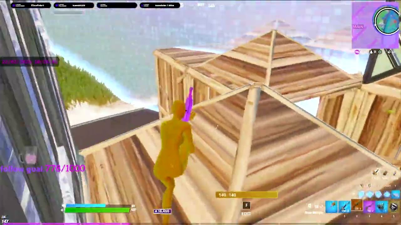 ⌨️ Project Retrac Full Orange Superhero skin Solos Arena Late Game |😴 gameplay (day 53)
