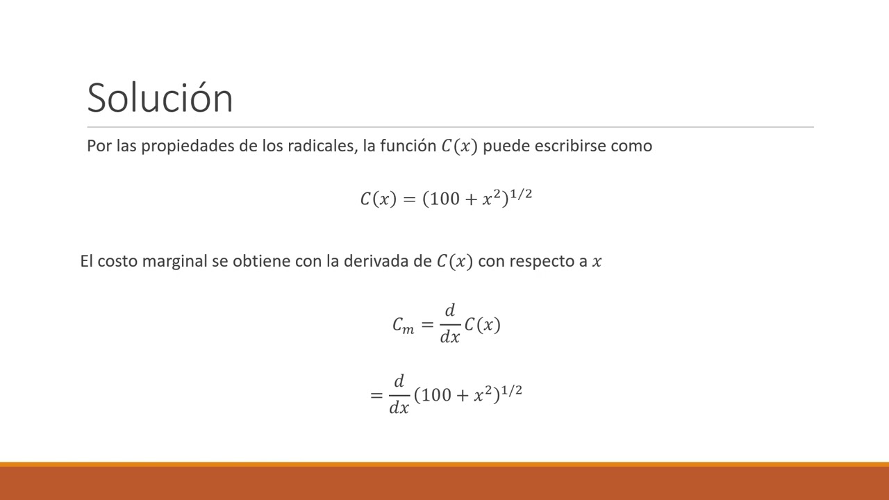 APLICACIONES DE LA DERIVADA EN ECONOMÍA Y ADMINISTRACIÓN PARTE 2
