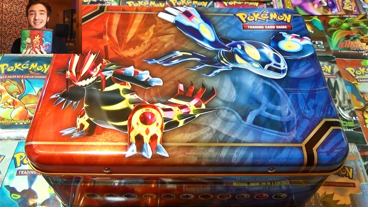 Ouverture d'un Coffret Pokémon Rubis Oméga Saphir Alpha PRIMO GROUDON VS PRIMO KYOGRE !