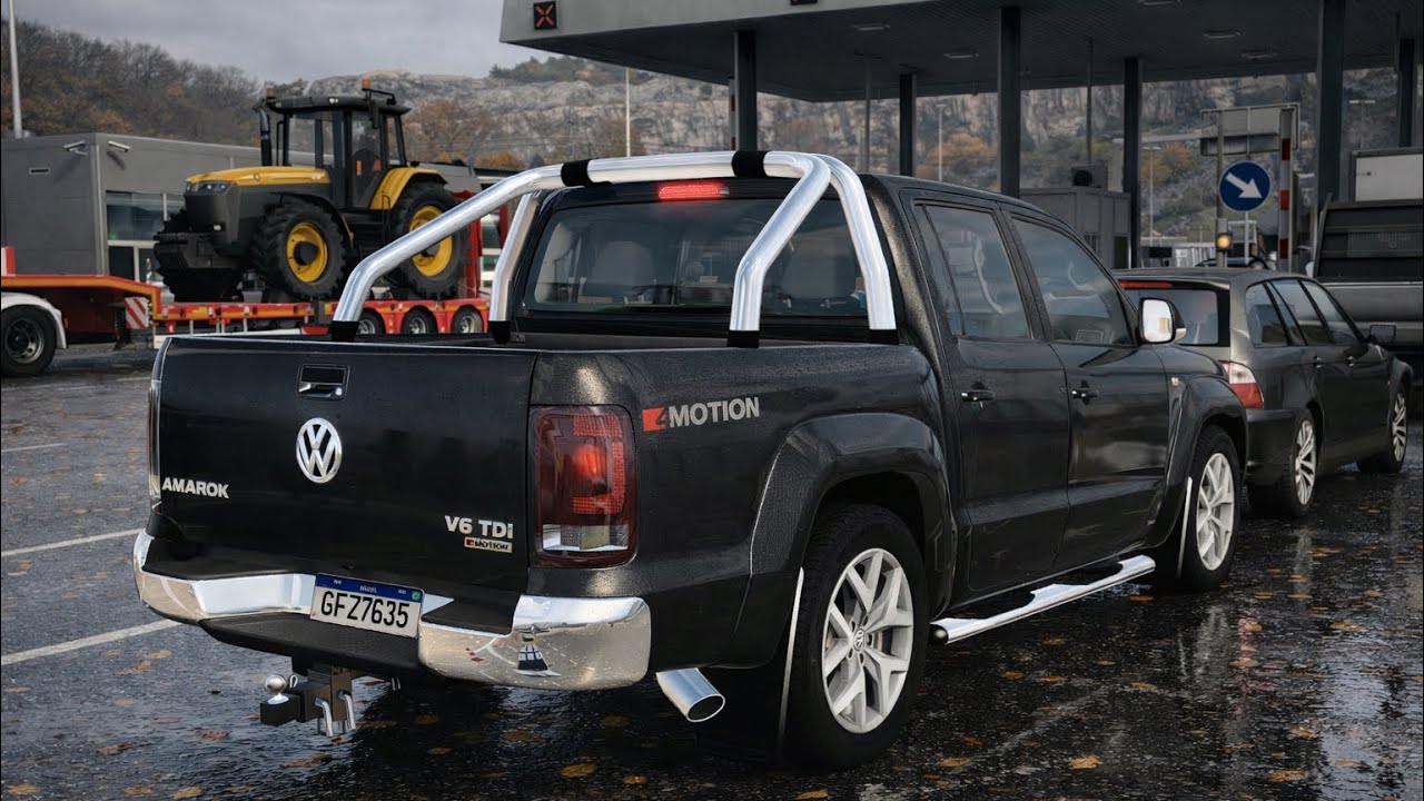 Volkswagen Amarok V6 🚐 | Realistic Steering Wheel Gameplay | ETS2 1.57
