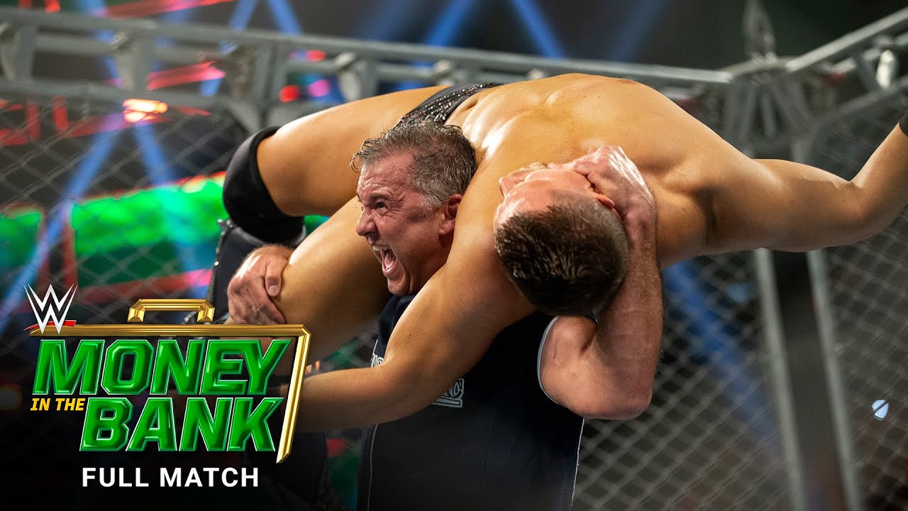 ПОЛНЫЙ МАТЧ — Миз против Шейна Макмэна — Матч в стальной клетке: WWE Money in the Bank 2019