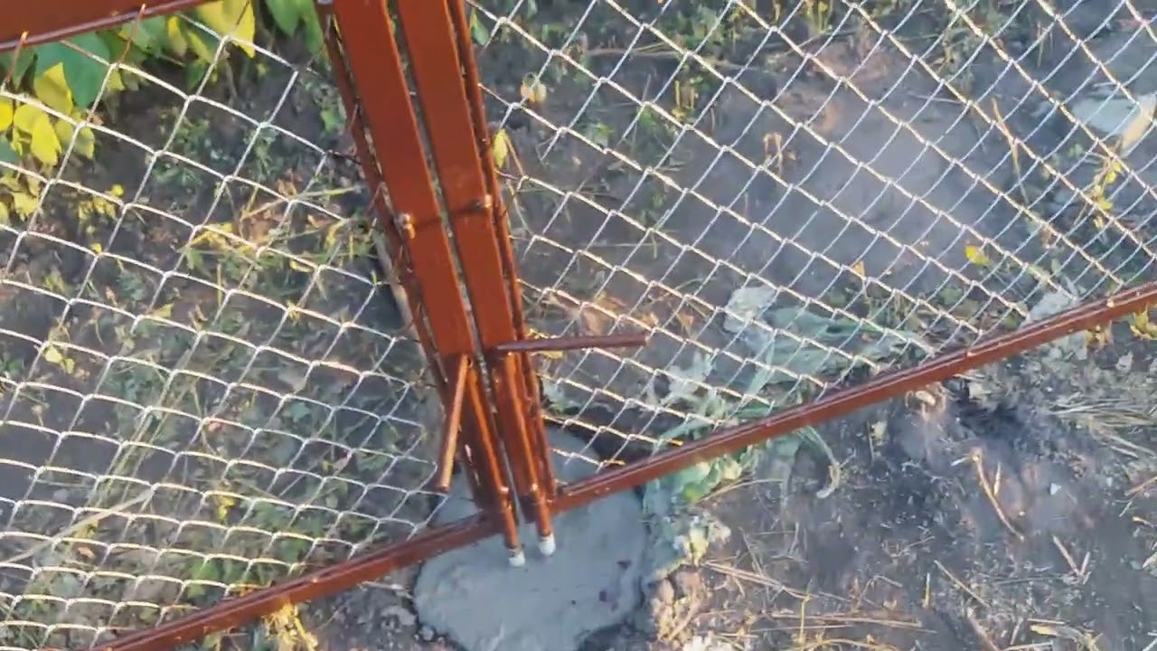 Ворота з сітки ширина 4000см  висота 1800см