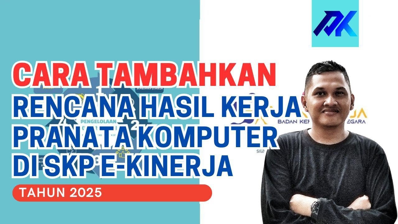 Cara Menambahkan Rencana Hasil Kerja Jabatan Pranata Komputer di SKP E- Kinerja Tahun 2025