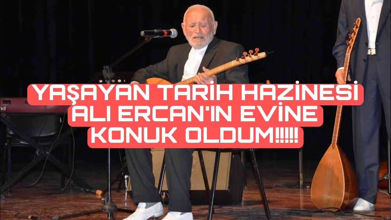 YAŞAYAN TARİH HAZİNESİ ÜSTAD ALİ ERCAN'IN EVİNE KONUK OLDUM🎶 #aliercan #müzik