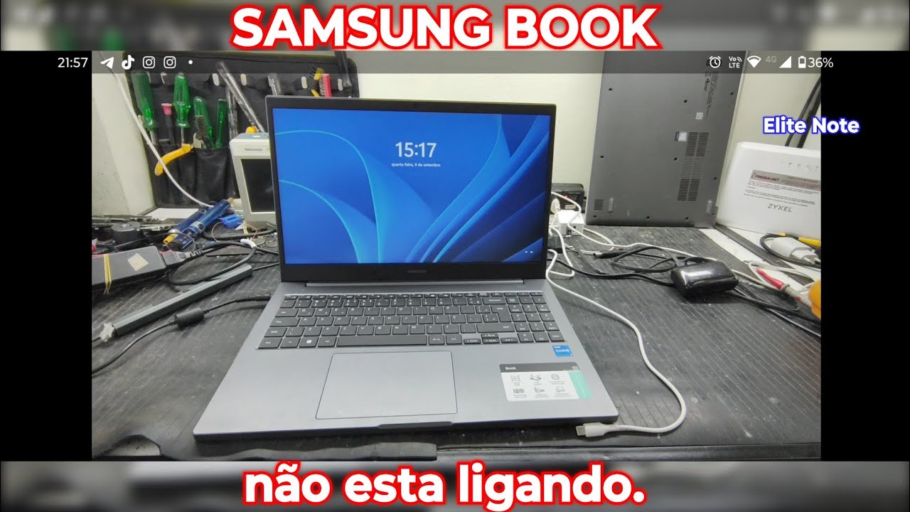SAMSUNG BOOK NP550XDA NÃO LIGA, FAZENDO MILAGRE SEM ESQUEMA, ACHANDO UM PWM COMPATÍVEL NA RAÇA.