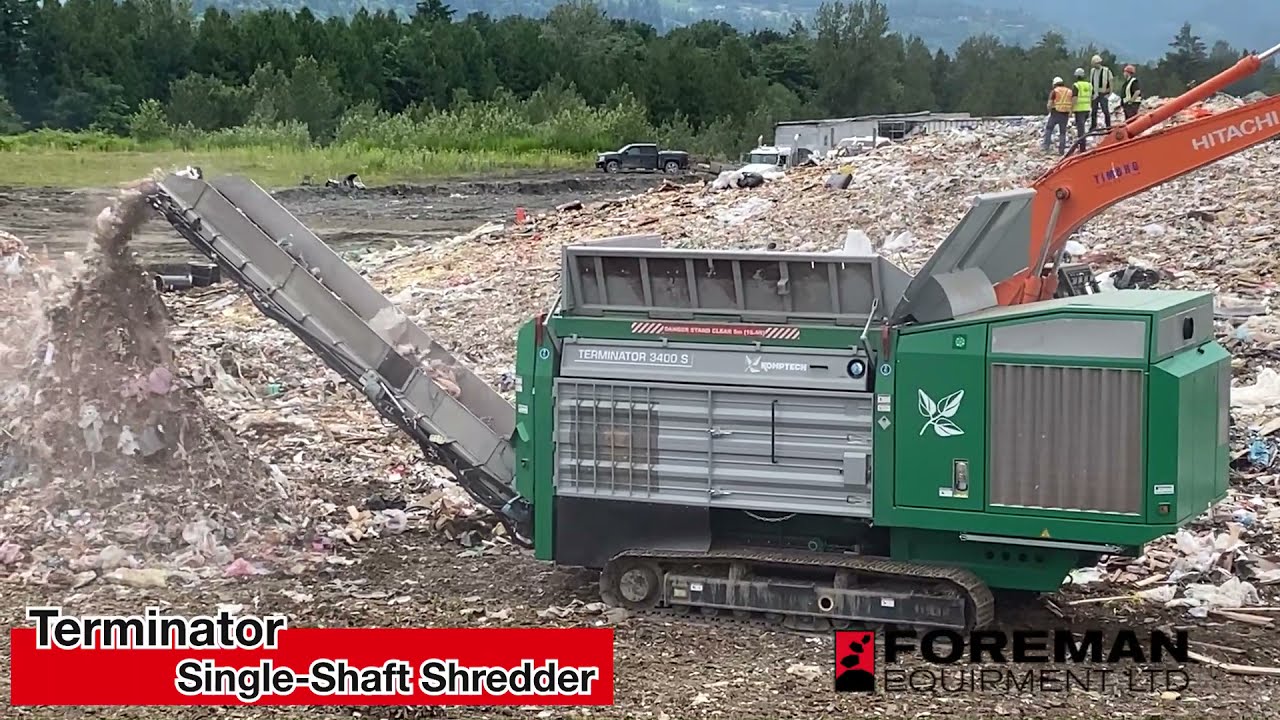 Foreman Equipment - Industrial Waste Shredders