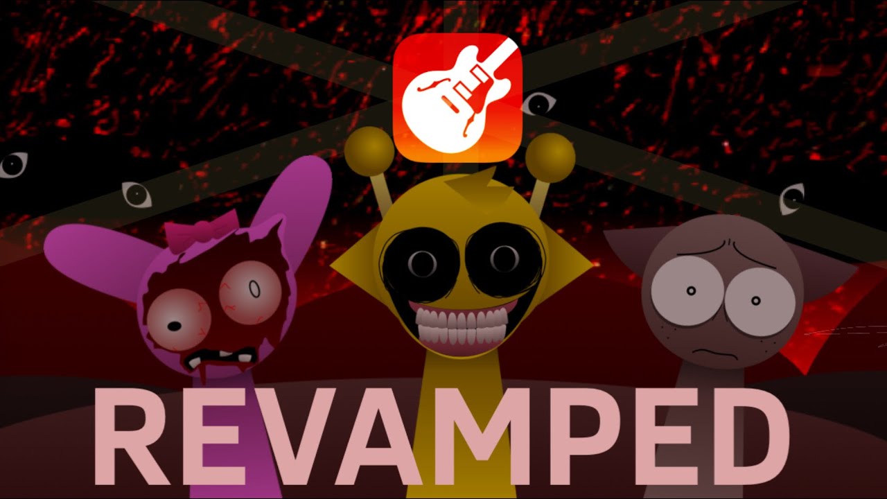 Horror Sprunki Pyramixed in GarageBand! (REVAMPED)