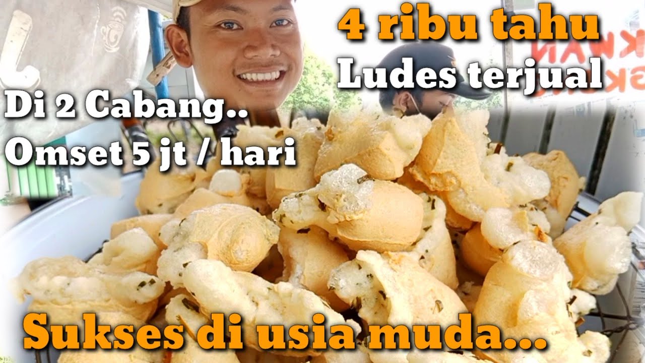 3 jam ludes..Gak Pelit ilmu, di ajari langsung cara pembuatanya, Resep tahu aci tegal,