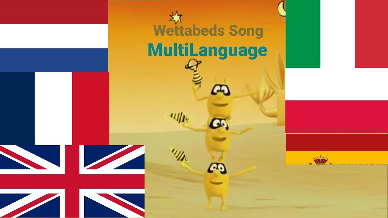 SamSam the Wettabeds song Multilanguage (La chanson des Pipiolits/ Het lied van de Pipi-in-bed)