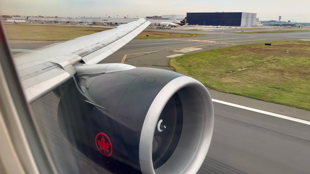 Air Canada Boeing 777-300ER Cloudy Landing at Toronto Pearson | BCN-YYZ