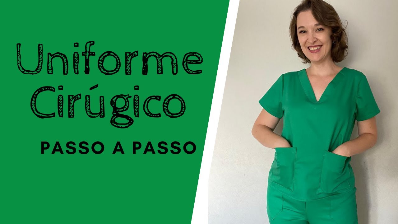 Costura fácil: Camisa de pijama cirúrgico e dicas práticas (moldes masculino e feminino).