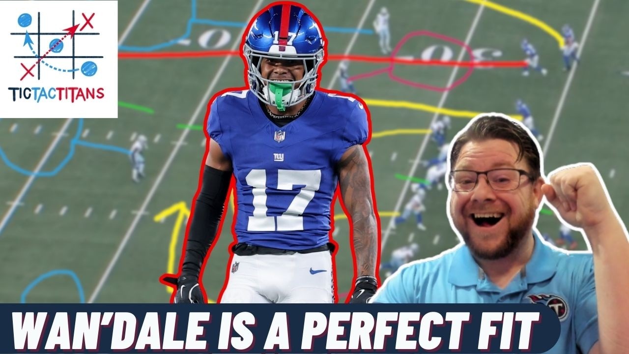 FILM BREAKDOWN: Wan'Dale Robinson PERFECT SIGNING for Cam Ward & Tennessee Titans Offense