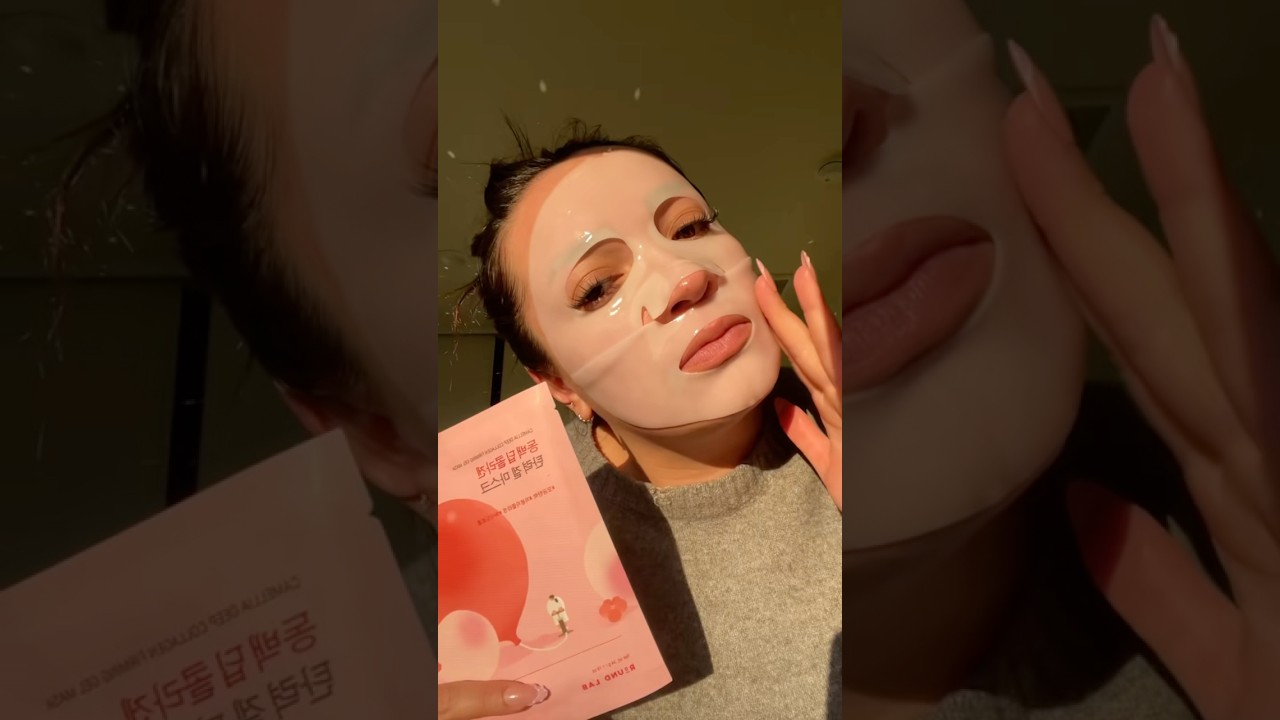 Instant Glass Skin Skincare Routine 🧖🏼&zwj;♀️💦 #hydratingskin #collagenmask #kbeauty