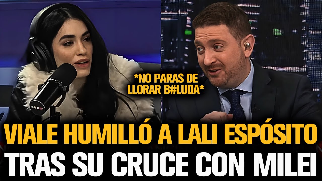 VIALE HUMILLÓ A LALI ESPÓSITO TRAS SU CRUCE CON MILEI POR EL PAPA FRANCISCO