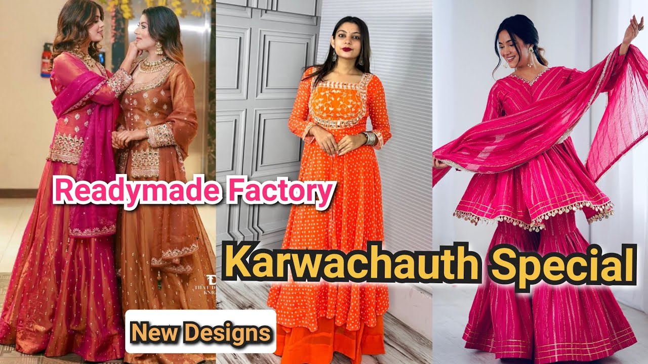 Karwachauth ka chand lagoge In Dresses mein/ khanna Fabrics free ship single Available 