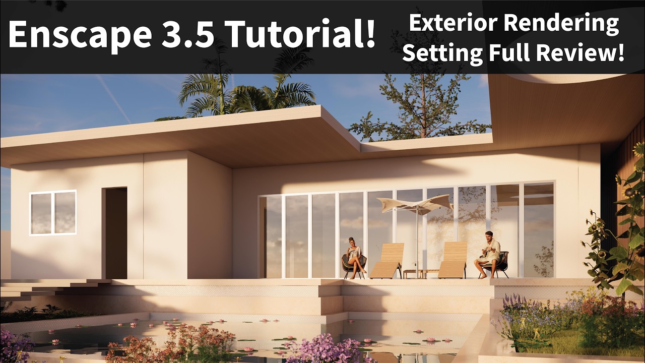 ENSCAPE For SketchUp Full Beginners Tutorial: Complete Guide