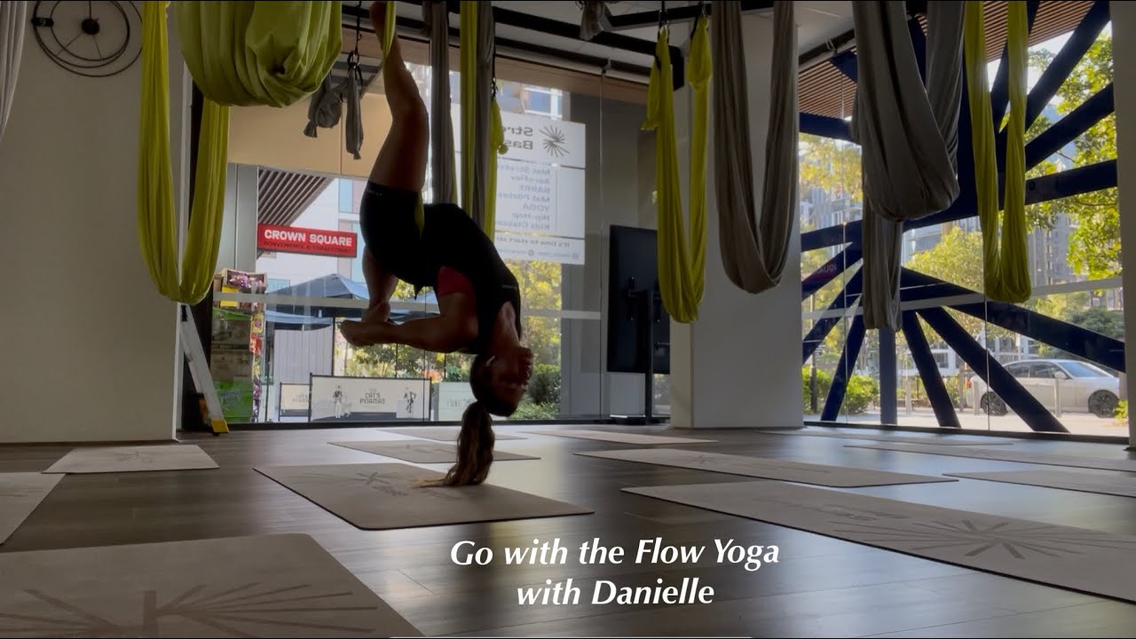 15minute Aerial Yoga Flow - Hip & Heart Opening 
