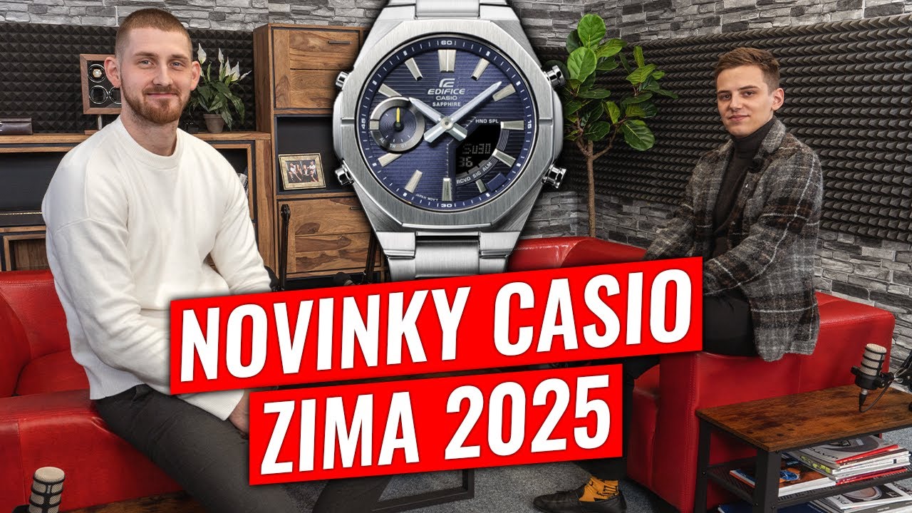 Novinky z hodinářského světa Casio Zima 2025