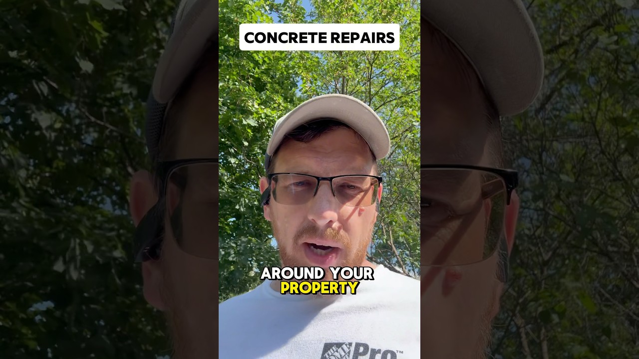 How I repair concrete like a pro around my properties&hellip;