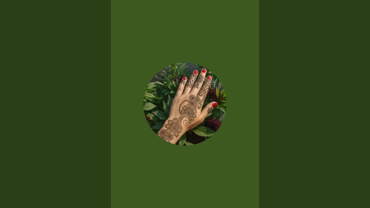 live Arabic mehendi design | pahalartscorner |