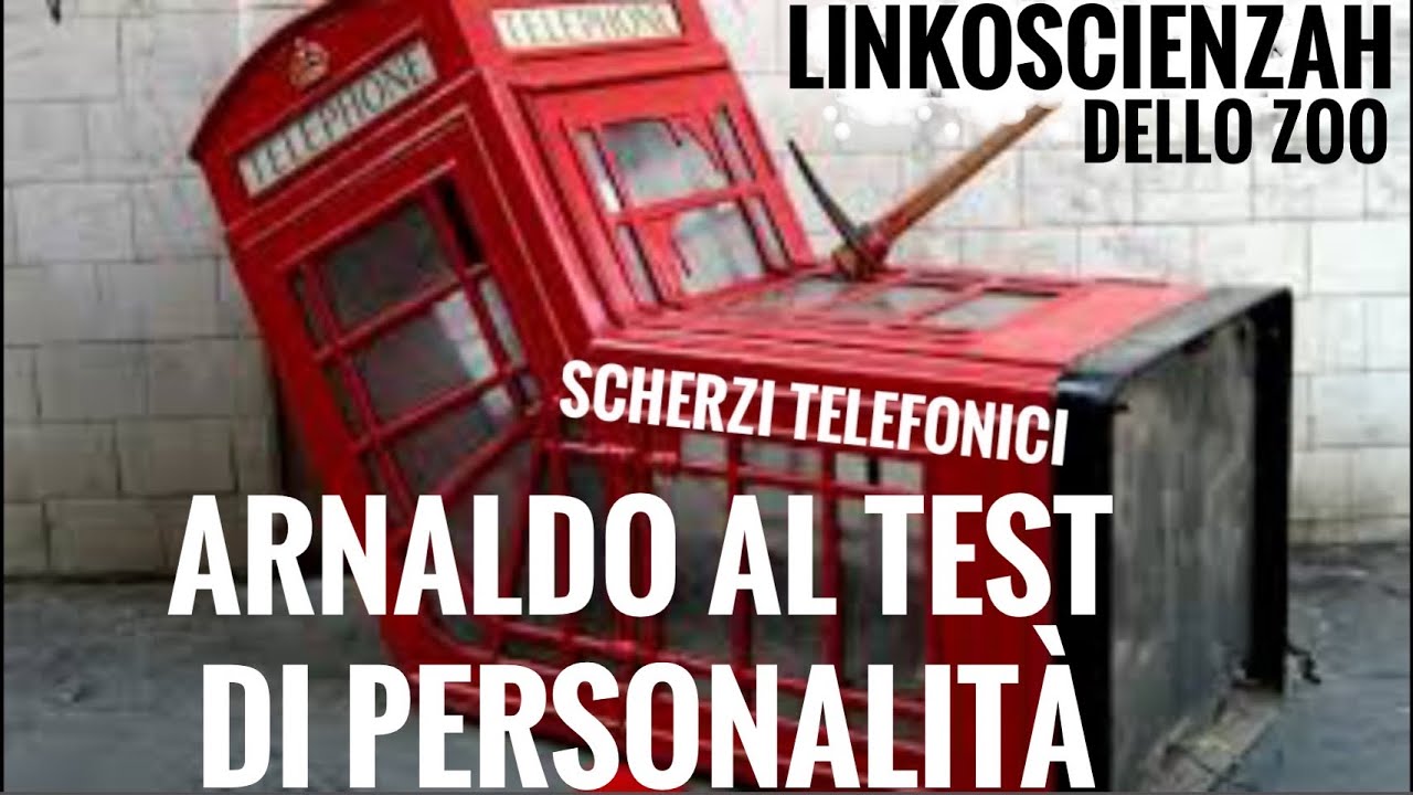 Gli scherzi telefonici di Wender con Arnaldo al test di personalità