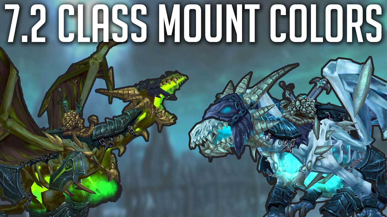 7.2 Class Mounts Colors 🐉