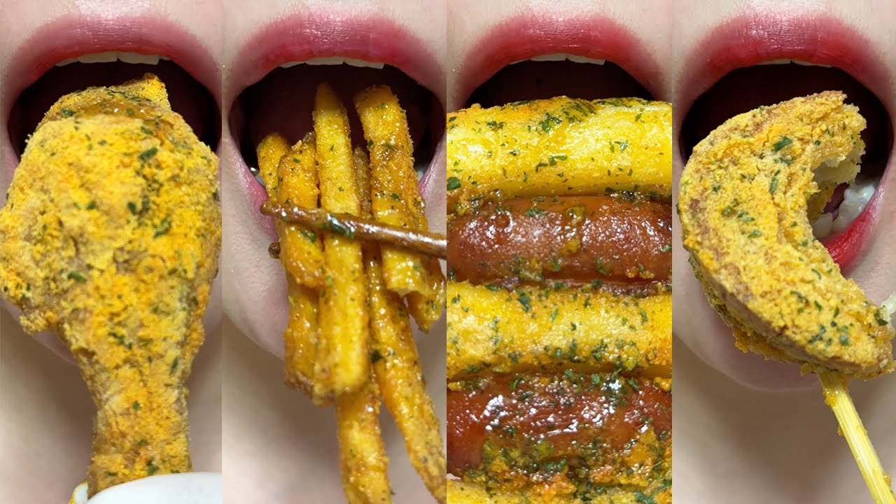 asmr KOREAN CHICKEN BBURINKLE (CHEESE) MUKBANG eating sounds