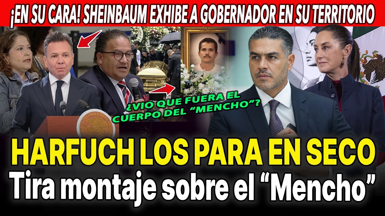 ¡SE LAS VOLTEÓ! Harfuch y Sheinbaum exhiben a gobernador Panista en su Territorio. Reforma. Mundial