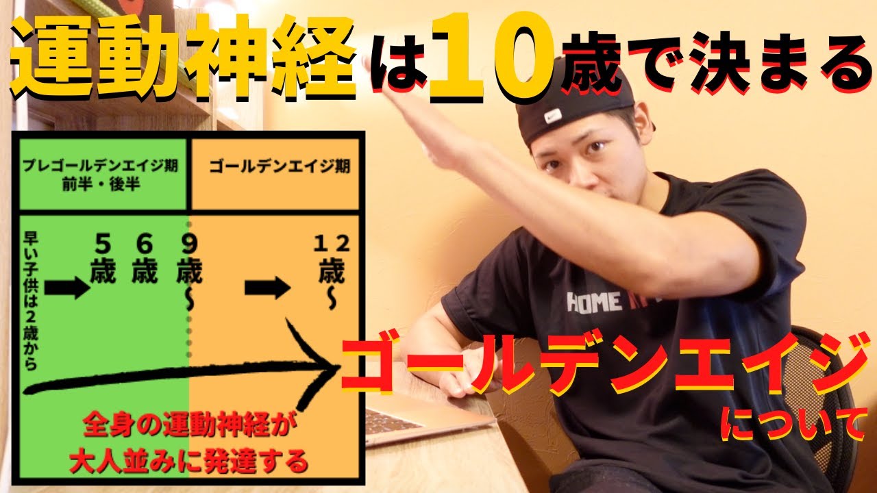 【ゴールデンエイジ徹底解説】運動神経は子供の時に決まる/食事・睡眠・運動