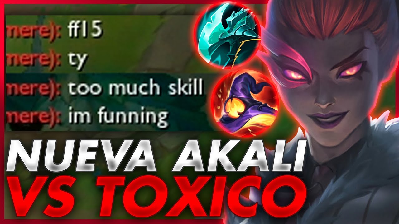 🤣¡El TRYNDAMERE MAS TOXICO del MUNDO ME ODIA al ver LA NUEVA AKALI y SU SKIN BRUTAL! *HORRIBLE*