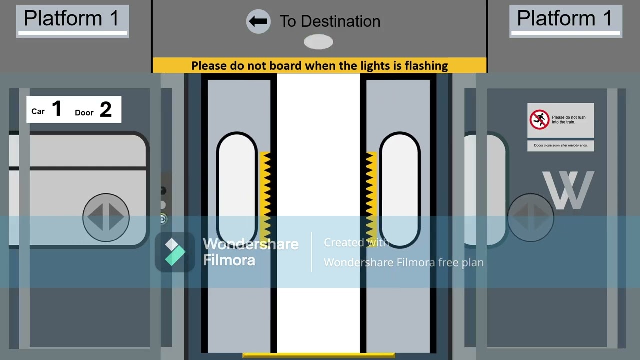 Train doors with different Platform screen doors compilation 2