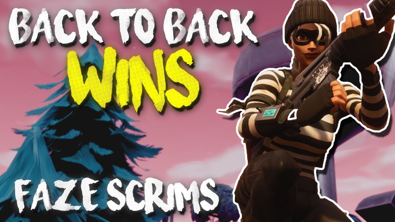 BACK TO BACK WINS! FaZe Pro Scrims Gameplay (Fortnite Battle Royale)