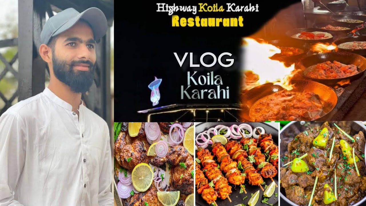 Smoky Koila Karahi Karachi 🤤 | Full Desi Tarka Experience #viral #vlog #food 