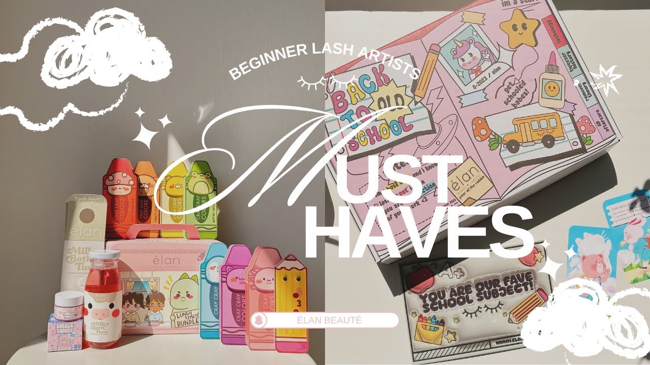 MUST HAVES for beginner lash artists!!