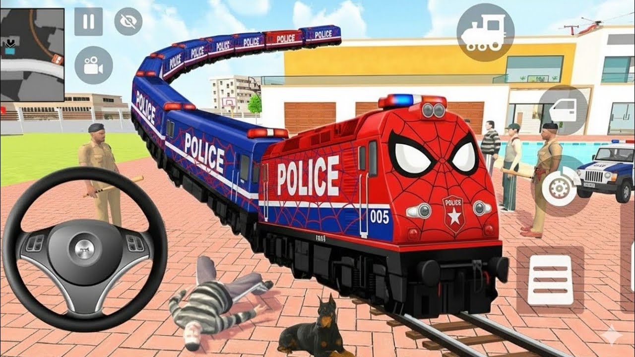 Spider man ne sabhi frends ko karaya moj fir police ne gher liya #game 