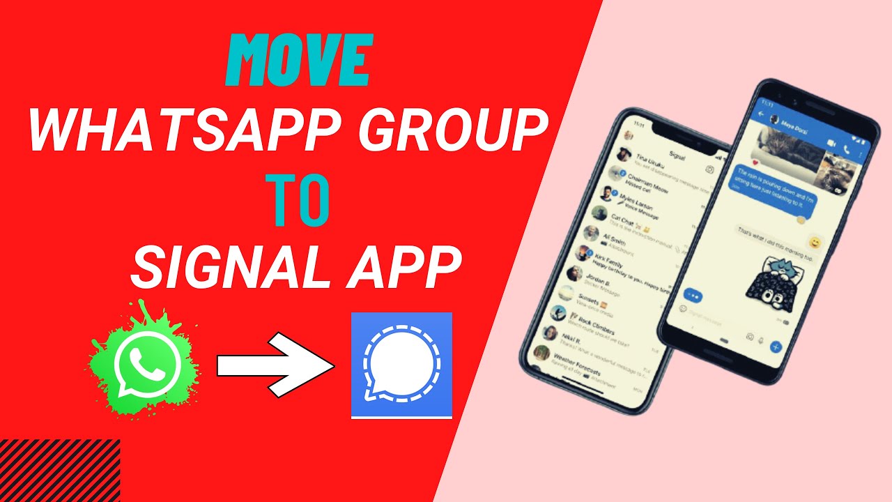 Move Whatsapp Group To Signal App