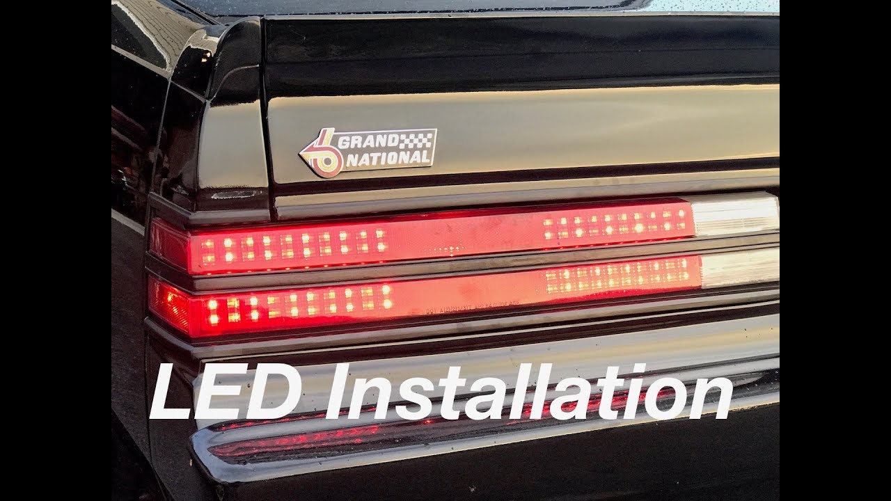 Buick Grand National Digi-Tails LED brake lights installation
